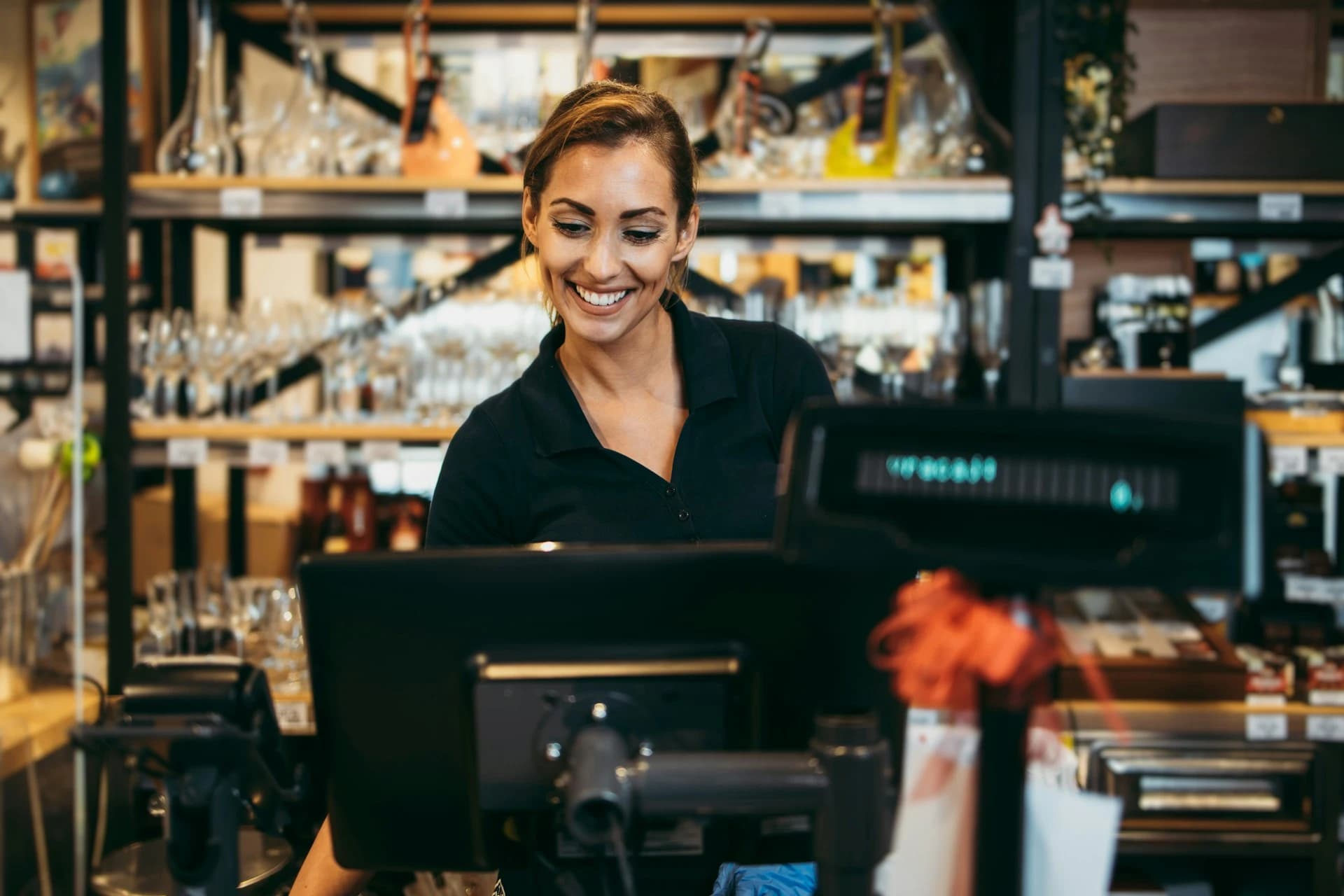 Retail point of sale placeholder visual